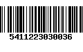 Código de Barras 5411223030036