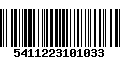 Código de Barras 5411223101033