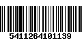 Código de Barras 5411264101139