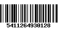 Código de Barras 5411264930128