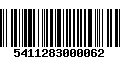 Código de Barras 5411283000062