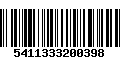 Código de Barras 5411333200398