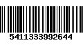 Código de Barras 5411333992644