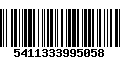 Código de Barras 5411333995058