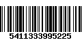Código de Barras 5411333995225