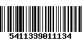 Código de Barras 5411339011134