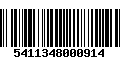 Código de Barras 5411348000914