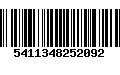 Código de Barras 5411348252092