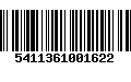 Código de Barras 5411361001622