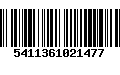 Código de Barras 5411361021477