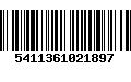 Código de Barras 5411361021897