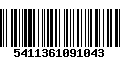 Código de Barras 5411361091043