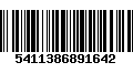 Código de Barras 5411386891642