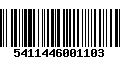 Código de Barras 5411446001103