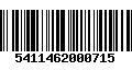 Código de Barras 5411462000715