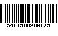 Código de Barras 5411588200075