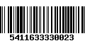 Código de Barras 5411633330023