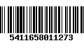 Código de Barras 5411658011273