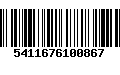 Código de Barras 5411676100867