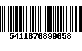 Código de Barras 5411676890058