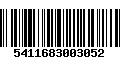 Código de Barras 5411683003052