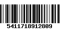 Código de Barras 5411718912809