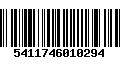 Código de Barras 5411746010294