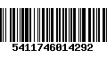Código de Barras 5411746014292