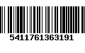 Código de Barras 5411761363191