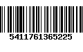 Código de Barras 5411761365225