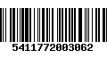 Código de Barras 5411772003062