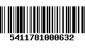 Código de Barras 5411781000632