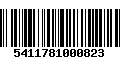 Código de Barras 5411781000823