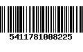 Código de Barras 5411781008225