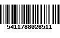 Código de Barras 5411788026511