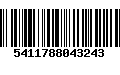 Código de Barras 5411788043243