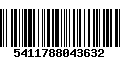 Código de Barras 5411788043632