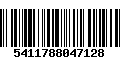 Código de Barras 5411788047128