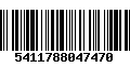 Código de Barras 5411788047470