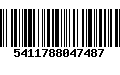 Código de Barras 5411788047487