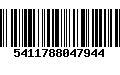 Código de Barras 5411788047944