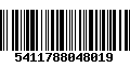 Código de Barras 5411788048019