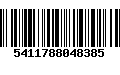 Código de Barras 5411788048385