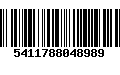 Código de Barras 5411788048989