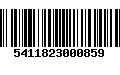 Código de Barras 5411823000859