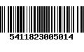 Código de Barras 5411823005014