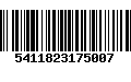 Código de Barras 5411823175007