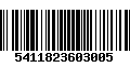 Código de Barras 5411823603005