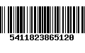 Código de Barras 5411823865120