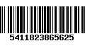 Código de Barras 5411823865625